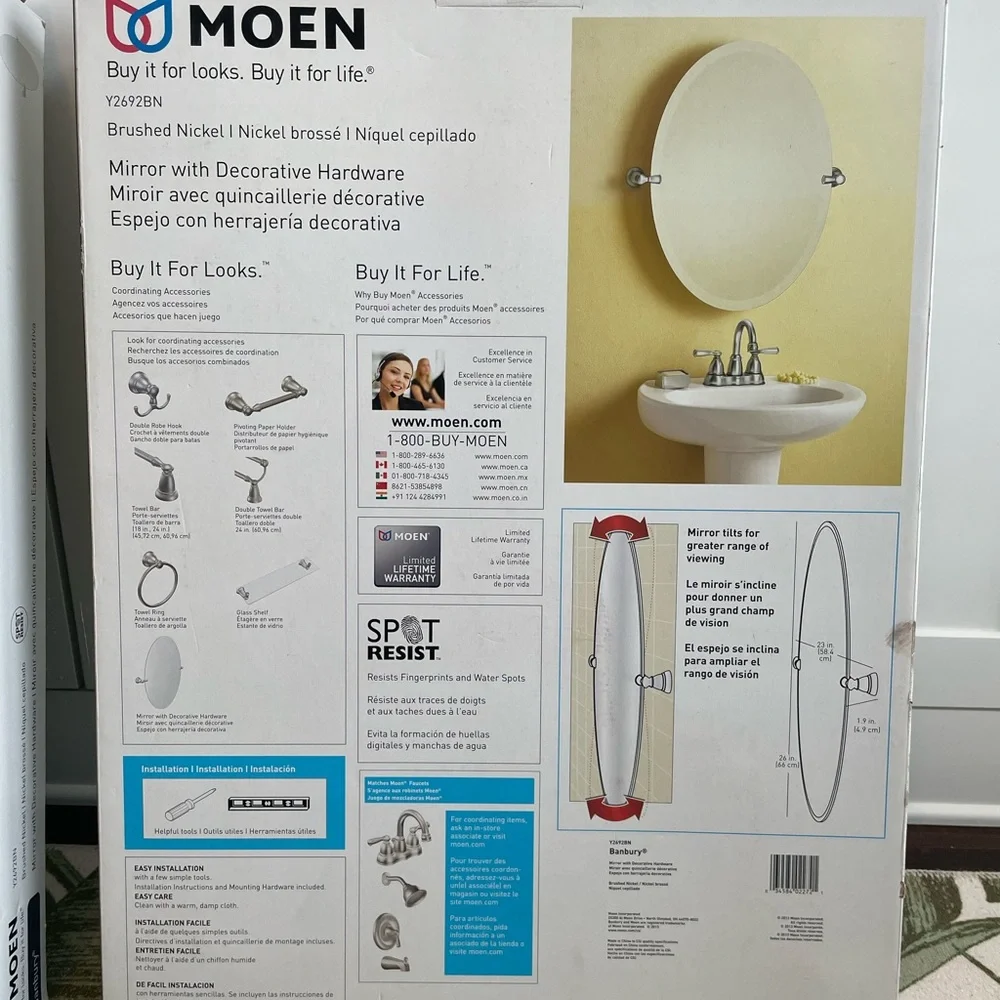 Moen Vanity Mirror